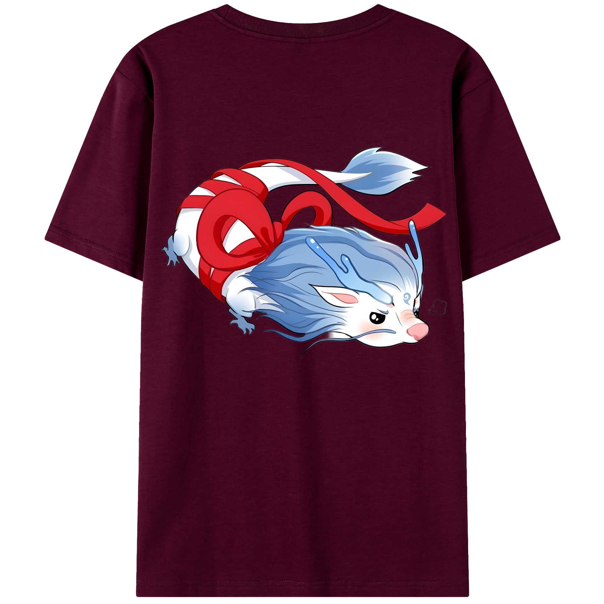 （画像用） Ne Zha 2 ナタ 魔童の大暴れ レディース半袖Tシャツ(バックプリント)